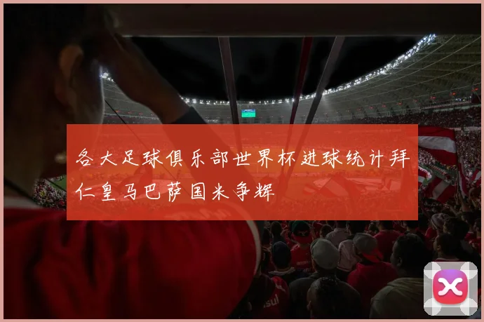 各大足球俱乐部世界杯进球统计拜仁皇马巴萨国米争辉